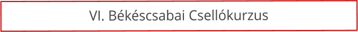 VI. B�k�scsabai Csell�kurzus