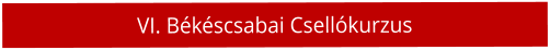 VI. B�k�scsabai Csell�kurzus